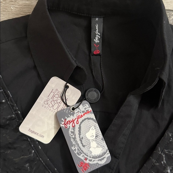 Foxy jeans Y2K style top medium new with tags - Picture 3 of 6